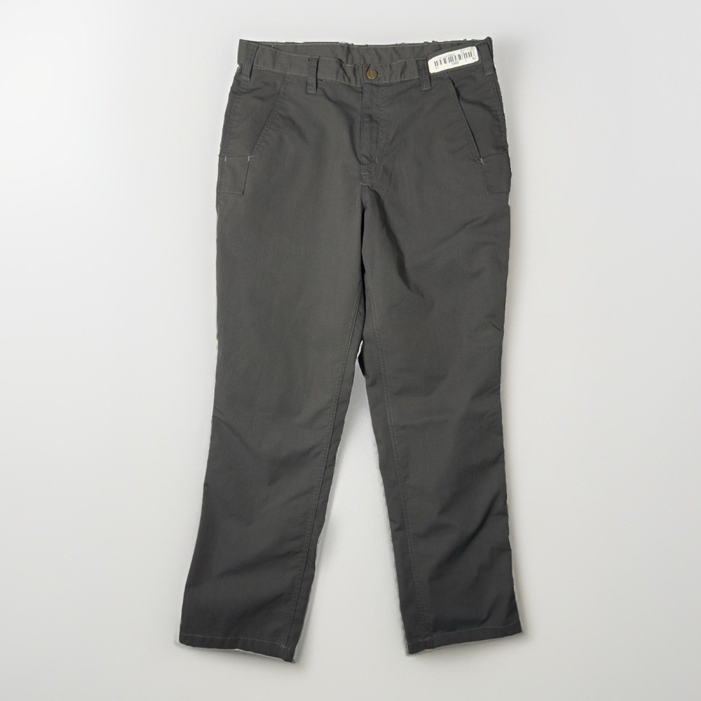 Carhartt Ripstop Cargo Work Pants Men's 32x30 Gray Relaxed Fit Utility